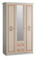 Алиса Шкаф 3-створчатый с ящиками* Белый/ Крем фото Алиса Шкаф 3-створчатый с ящиками* Белый/ Крем