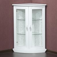 Шкаф для посуды угловой Милан 5-01 (стеклянные фасады)