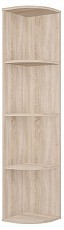 Стеллаж Polini Home Smart, древесина коричневая светлая дуб. Фото №2