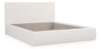 Ника Кровать 1.6 белый (экокожа) фото Ника Кровать 1.6 белый (экокожа)