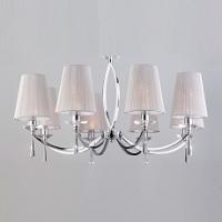 Подвесная люстра Eurosvet Valery 60079/8 хром фото Подвесная люстра Eurosvet Valery 60079/8 хром. Фото №1