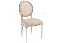 Стул деревянный Данте молочный с золотой патиной