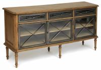 Буфет Secret De Maison AURORA ( mod. BUF 18-18 ) красное дерево/металл, 160х40х85см, античный дуб. Фото №1