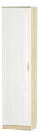Шкаф для одежды  Оливия  НМ 014.71 , Левый, Белое дерево, Дуб Сонома. Фото №1