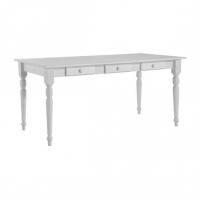 Стол обеденный "Ноа" 160x80 (белый воск УКВ) фото Стол обеденный "Ноа" 160x80 (белый воск УКВ)