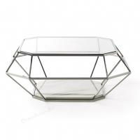 Журнальный стол DUPEN CT-235 Прозрачный фото Журнальный стол DUPEN CT-235 Прозрачный. Фото №1