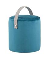 Пуф Джерри велюр темно-бирюзовый. Фото №1