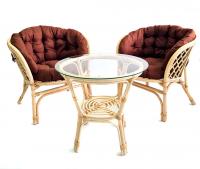 Комплект Багама дуэт с коричневыми подушками. Фото №1