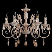 Подвесная люстра Eurosvet Galatea 10009/6 золото с белым фото Подвесная люстра Eurosvet Galatea 10009/6 золото с белым