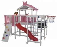 Комплекс игровой ДК3Р, розовый, серый. Фото №1