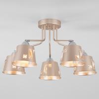 Потолочная люстра Eurosvet Benna 70105/5 шампань фото Потолочная люстра Eurosvet Benna 70105/5 шампань. Фото №1