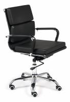 Кресло BESTO-LOW кож/зам, черный фото Кресло BESTO-LOW кож/зам, черный. Фото №1