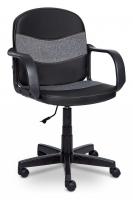 Компьютерное кресло BAGGI кож/зам/ткань, черный/серый, 36-6/207  id -. Фото №1