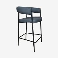 Стул полубарный  Манчестер темно-серый. Фото №1