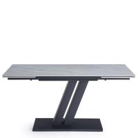 Стол DT9115CL (160-240) серая керамика/черный. Фото №1