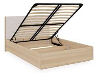 Зара Кровать 1.4 Люкс дуб сонома/белый фото Зара Кровать 1.4 Люкс дуб сонома/белый. Фото №1