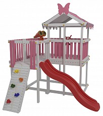 Комплекс игровой ДК4Р, розовый, серый. Фото №2