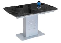 Стол Кейтлин серый / черный фото Стол Кейтлин серый / черный