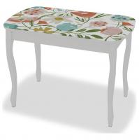 Стол обеденный Экстра 2 белый/Весна. Фото №1