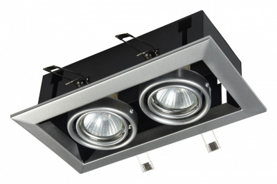 Встраиваемый светильник Maytoni Metal Modern DL008-2-02-S фото Встраиваемый светильник Maytoni Metal Modern DL008-2-02-S. Фото №2