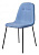 Стул C-1101 синий/матовый черный