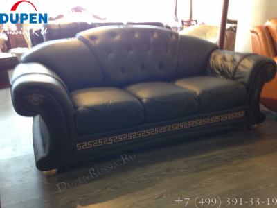 Диван-кровать Versace 3-х местный черный фото Диван-кровать Versace 3-х местный черный. Фото №4