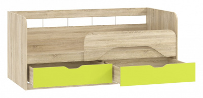 Акварель НМ 039.04 М1 Кровать Лайм, Дуб Сонома. Фото №2