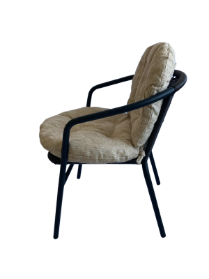 Кресло BISTRO с бежевой подушкой. Фото №3