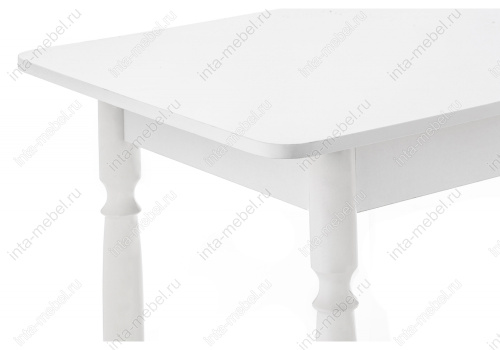 Стол деревянный Вуди белый глянец. Фото №2