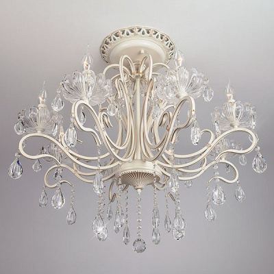 Потолочная люстра Eurosvet Etna 12205/8 белый Strotskis. Фото