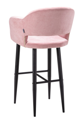 Кресло барное Oscar Сканди Розов/Черный. Фото №5