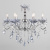 Подвесная люстра Eurosvet Escada 10109/6 хром/лазурный хрусталь Strotskis фото Подвесная люстра Eurosvet Escada 10109/6 хром/лазурный хрусталь Strotskis. Фото №1