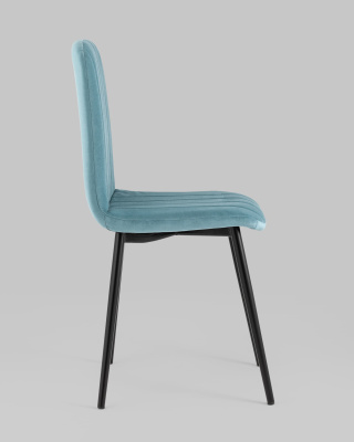 Стул Easy велюр пыльно-голубой. Фото №4