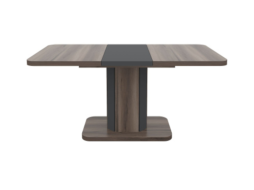 Стол раскладной А56 120/160x80 см вяз каменный/графит. Фото №5