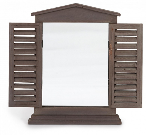 Зеркало садовое Secret de Maison Ajian (mod. PL08-35630) дерево, 46*5*59, Античный коричневый. Фото №1