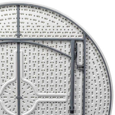 Стол круглый складной пластиковый Кейт 180 фото Стол круглый складной пластиковый Кейт 180. Фото №5