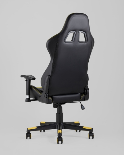 Кресло игровое TopChairs Cayenne желтое фото Кресло игровое TopChairs Cayenne желтое. Фото №7