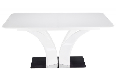 Стол стеклянный Horns 160 super white. Фото