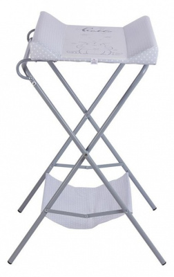 Стол пеленальный Polini kids Бегемотик, серый. Фото