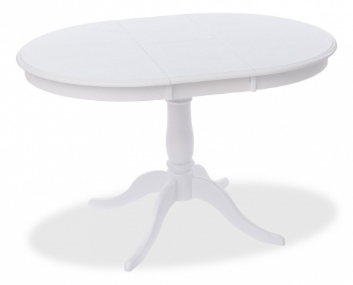 Стол раскладной Siena ( SA-T4EX) дерево гевея/мдф, 90+30х90х75см, pure white (белый 2-1) фото Стол раскладной Siena ( SA-T4EX) дерево гевея/мдф, 90+30х90х75см, pure white (белый 2-1). Фото №1