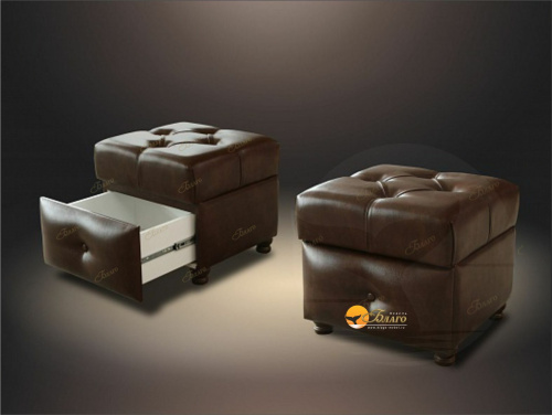 Банкетка "Благо 3" с выдвижным ящиком Б-3.1432. Фото №4