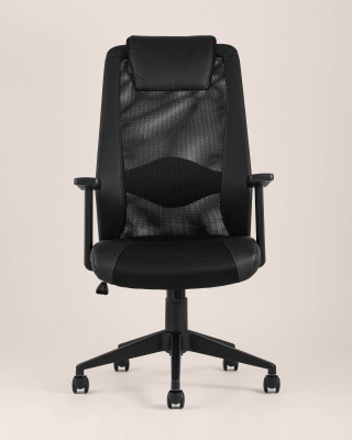 Кресло офисное TopChairs Studio черное. Фото №5