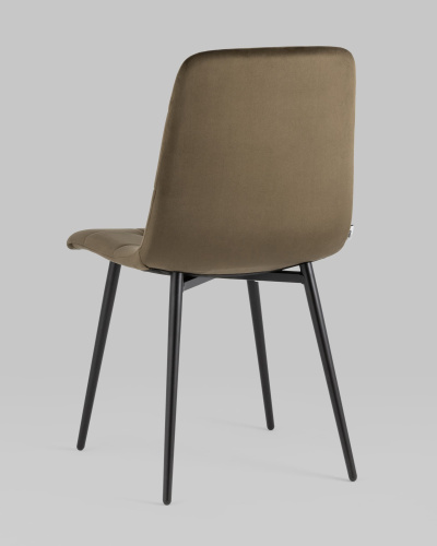 Стул Одди велюр коричневый. Фото №7