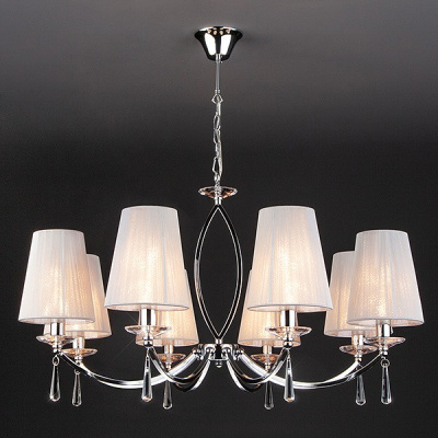 Подвесная люстра Eurosvet Valery 60079/8 хром фото Подвесная люстра Eurosvet Valery 60079/8 хром. Фото №2