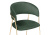 Стул Kamelia dark green / gold. Фото №4