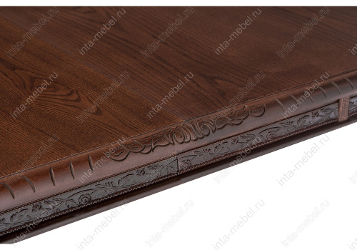 Стол деревянный Кантри орех с коричневой патиной. Фото №17