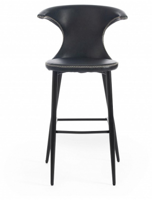 Стул барный FLAIR BAR (mod. 9018) экокожа/металл, 60 х 56 х 106 см , зеленый 14/черный  (поставляется по 2 шт) фото Стул барный FLAIR BAR (mod. 9018) экокожа/металл, 60 х 56 х 106 см , зеленый 14/черный  (поставляется по 2 шт). Фото №2