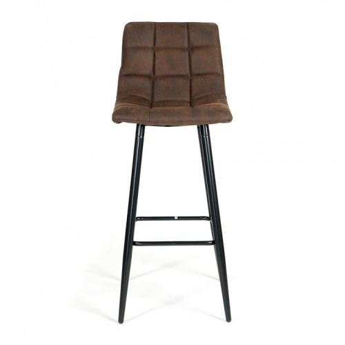 Стул SPICE (mod.8078) металл,ткань наппа, 51 x 42 x 104 см, темно-коричневый/черный, PK-03 (поставляется только по 2 шт). Фото №2
