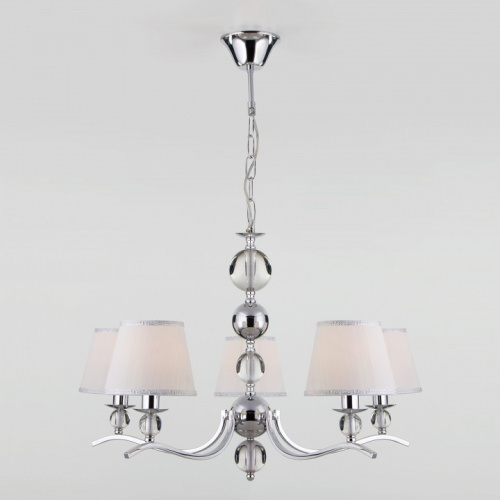 Подвесная люстра Eurosvet Sortino 60097/5 хром. Фото №2