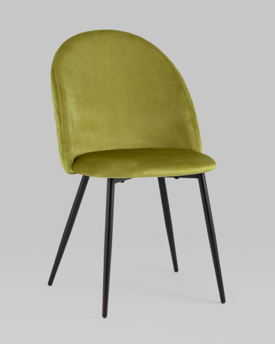 Стул Lilly велюр фисташковый. Фото №3